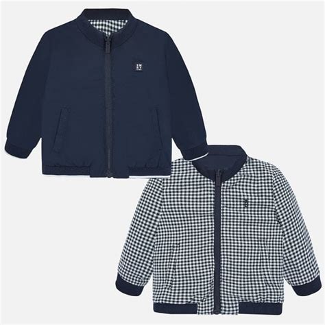 Reversible baby windbreaker .